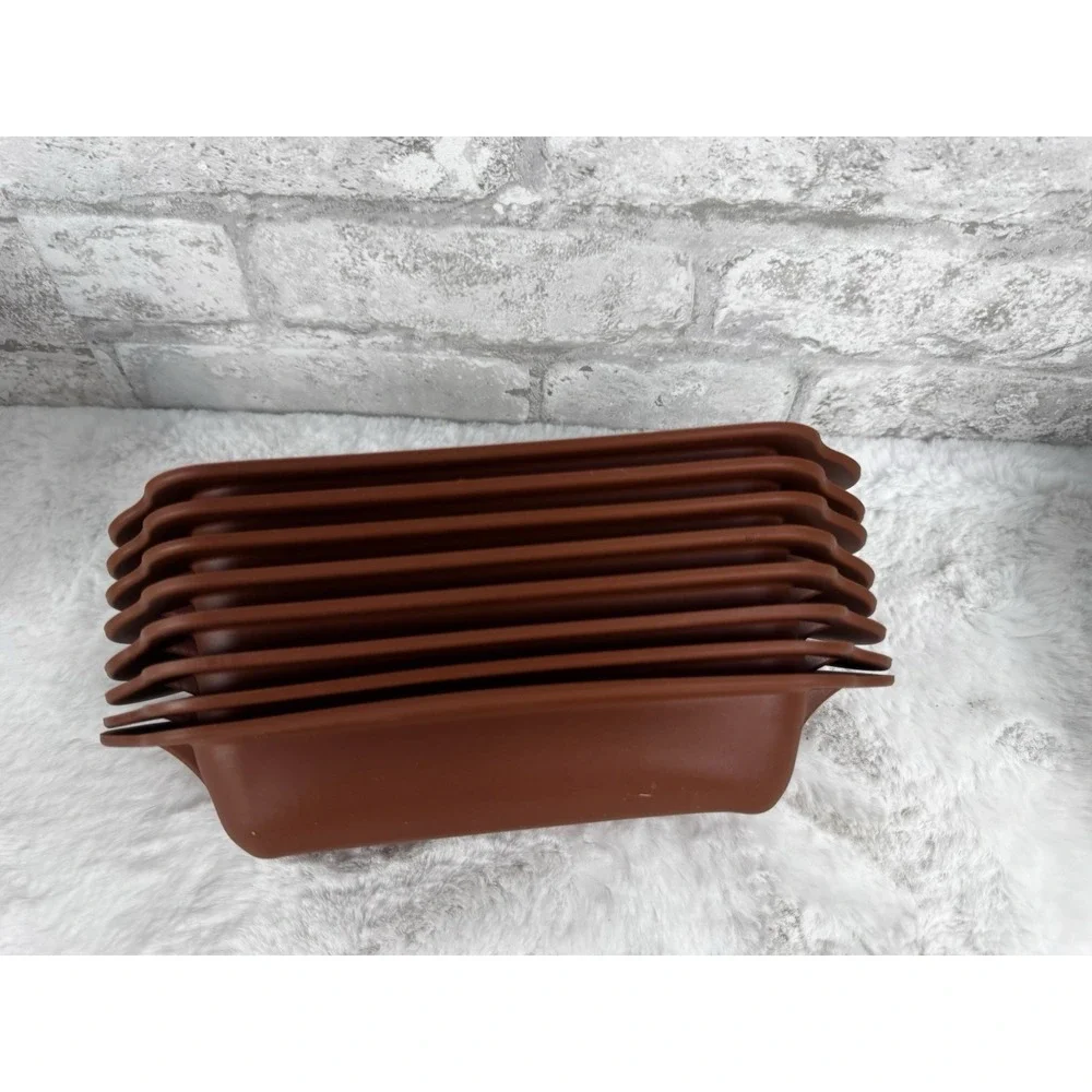 8 Ever-Ocean Silicone Bread Loaf Pan Subway Tray Portion Control‎ 1712J 1681